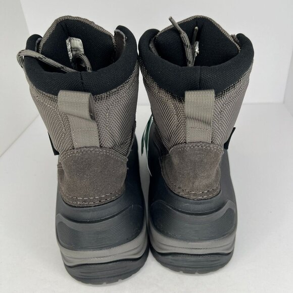 Magellan Outdoor Mens 177852 Gray Leather Lace Up Ankle Size 9D Hiking Boots